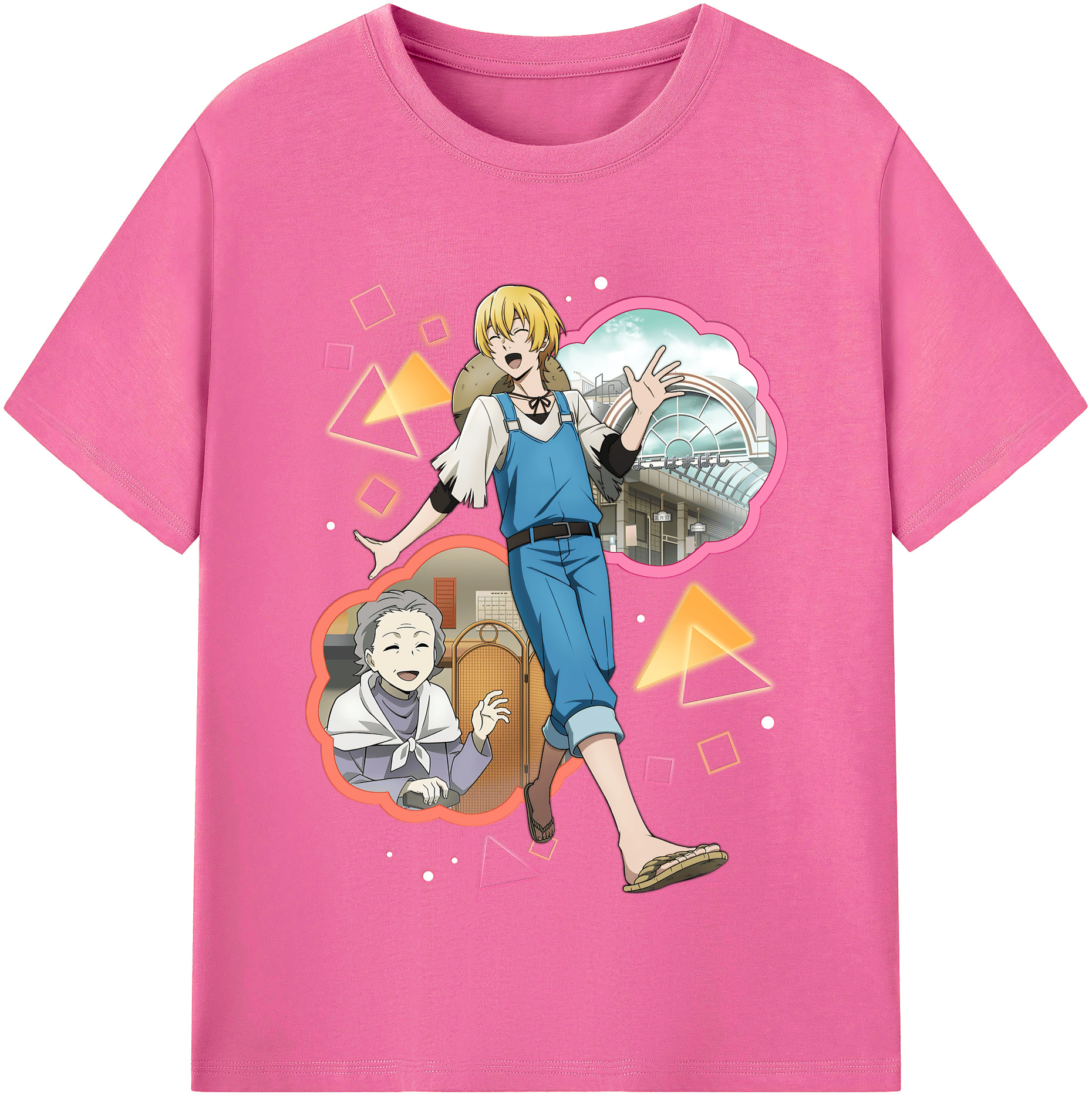 （画像用） 文豪ストレイドッグス Bungo Stray Dogs レディースカジュアルプリントTシャツ（綿100％）
